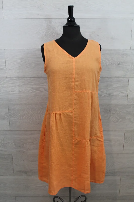 Cut Loose Hanky Linen - Patch Dress FINAL SALE PRICE