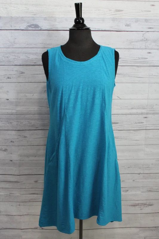 Cut Loose Linen Cotton Jersey - Tank Pocket Dress FINAL SALE PRICE