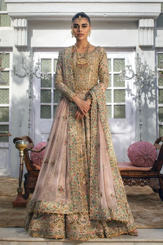 Powder Pink Lehenga and Choli Dress for Bride #BS914