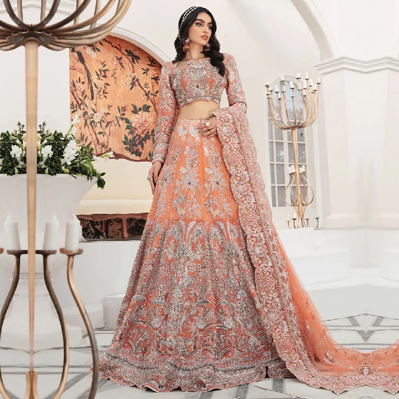 Pakistani Bridal Dress in Lehenga Choli Dupatta Style