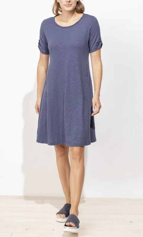 Escape By Habitat - Button Sleeve Pocket Dress FINAL SALE ITEM