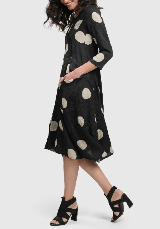 Alembika Dresses - BOLD DOT, WONDERFUL DRESS, MOON FINAL SALE ITEM