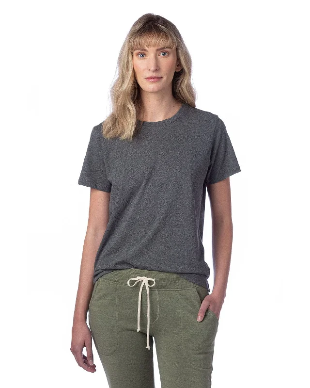 Alternative Ladies Her Go-To T-Shirt | Dark Heathr Grey Nylon Fabric Polyester Fabric Spandex Fabric Alternative Ladies Her Go-To T-Shirt | Dark Heathr Grey Nylon Fabric Polyester Fabric Spandex Fabric