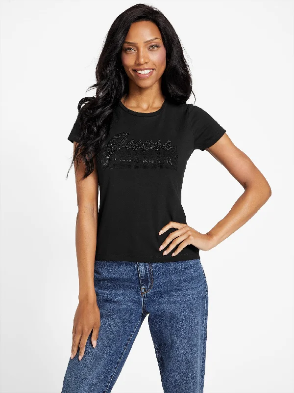 Eco Kyanna Tee Denim Fabric Leather Fabric Suede Fabric