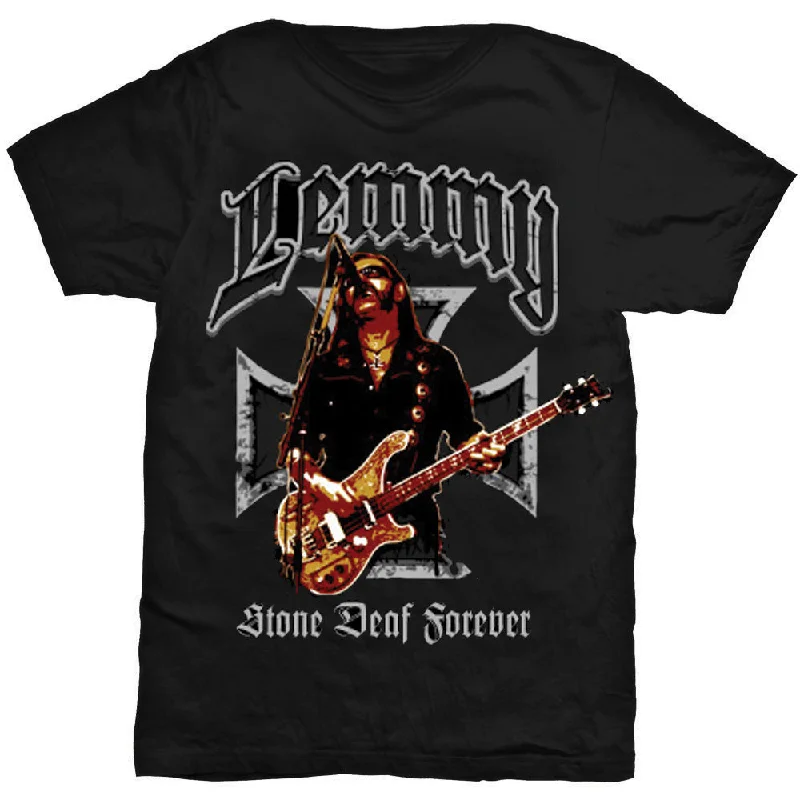 Lemmy | Official Band T-Shirt | Iron Cross Stone Deaf Forever Rayon Fabric Velvet Fabric Corduroy Fabric Lemmy | Official Band T-Shirt | Iron Cross Stone Deaf Forever Rayon Fabric Velvet Fabric Corduroy Fabric