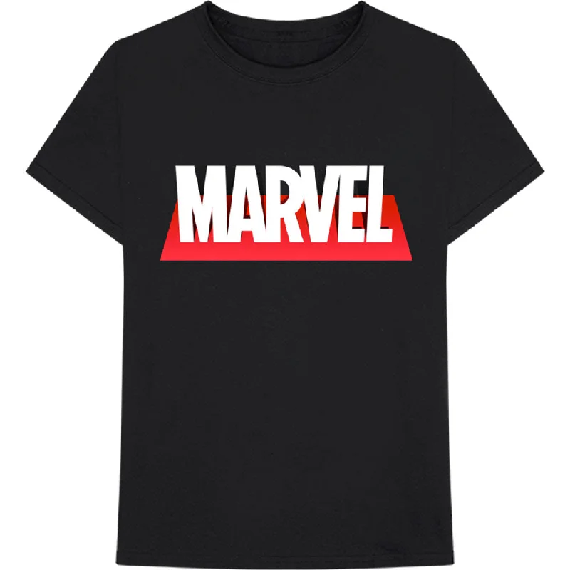 Marvel Comics | Official Band T-Shirt | Out The Box Logo Graphic T-Shirt Round Neck Polyester Marvel Comics | Official Band T-Shirt | Out The Box Logo Graphic T-Shirt Round Neck Polyester