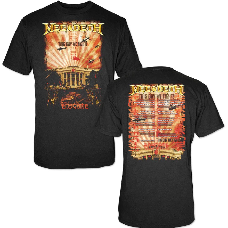Megadeth | Official Band T-Shirt | China Whitehouse (Back Print) Chenille Brocade Lace Megadeth | Official Band T-Shirt | China Whitehouse (Back Print) Chenille Brocade Lace