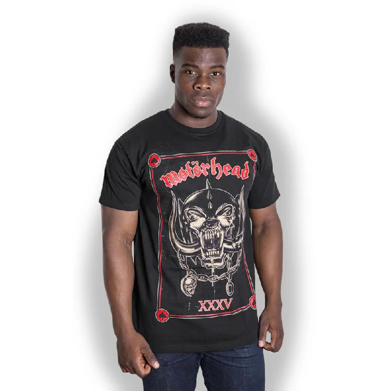 Motorhead | Official Band T-Shirt | Anniversary (Propaganda) Iron Safe Non-Iron Wrinkle Free Motorhead | Official Band T-Shirt | Anniversary (Propaganda) Iron Safe Non-Iron Wrinkle Free