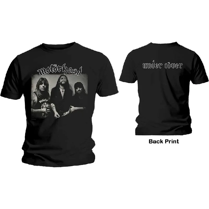 Motorhead | Official Band T-Shirt | Under Cover (Back Print) Zippered Front Buttoned Front Snap Front Motorhead | Official Band T-Shirt | Under Cover (Back Print) Zippered Front Buttoned Front Snap Front