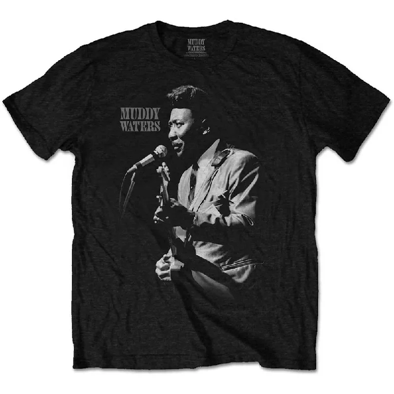 Muddy Waters | Official Band T-Shirt | Muddy Live Mesh Blend Leather Blend Suede Blend Muddy Waters | Official Band T-Shirt | Muddy Live Mesh Blend Leather Blend Suede Blend