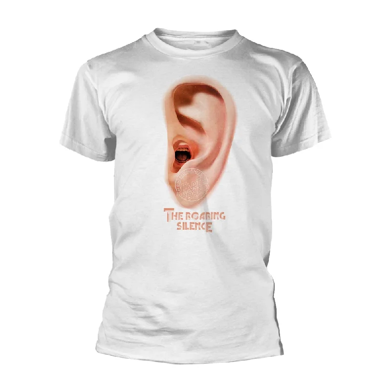 Manfred Mann's Earth Band Unisex T-shirt: The Roaring Silence Anti-Pilling Machine Wash Handmade Manfred Mann's Earth Band Unisex T-shirt: The Roaring Silence Anti-Pilling Machine Wash Handmade