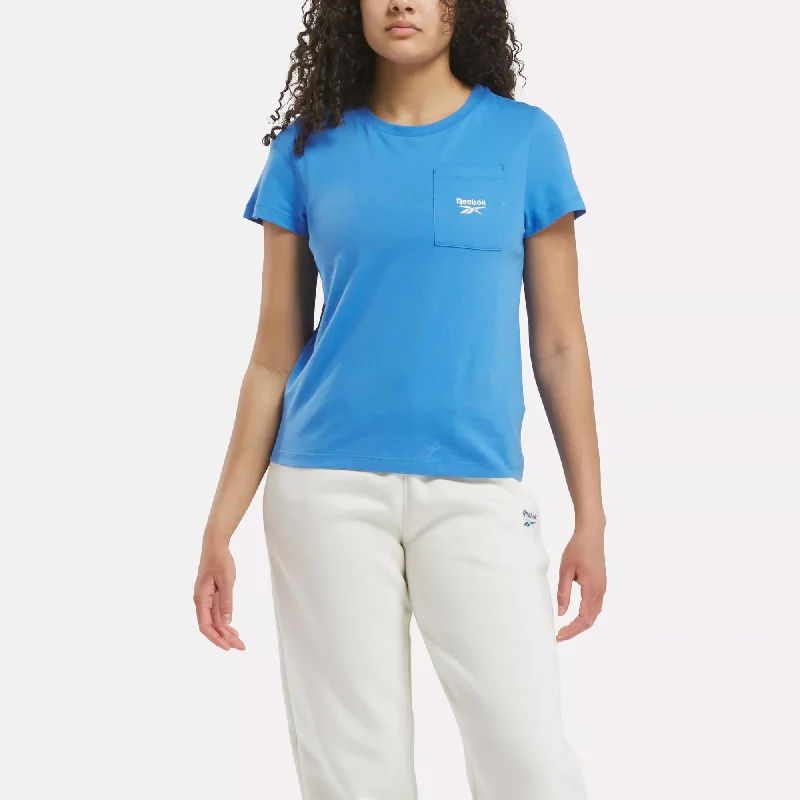 Reebok Identity Classics T-Shirt Houndstooth Herringbone Solid