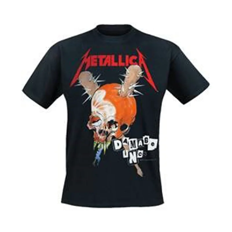 Metallica Unisex T-shirt: Damage Inc (back print) Cashmere Blend Cotton Blend Poly Blend Metallica Unisex T-shirt: Damage Inc (back print) Cashmere Blend Cotton Blend Poly Blend