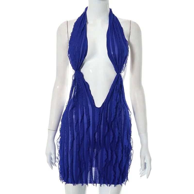 Blue Mini Dress