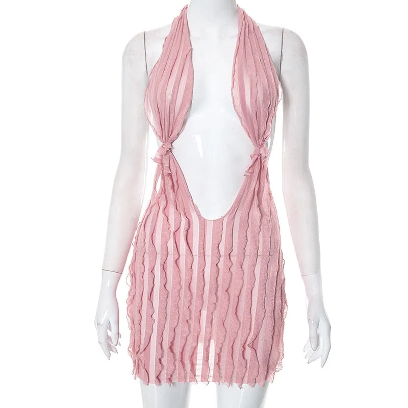 Pink Mini Dress