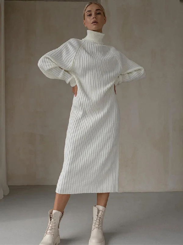 Zjkrl - Autumn Knit Loose Turtleneck Maxi Dress Women Ribbed High Waist Fashion Elegant Dress Knitwear Long Sleeve Female Dress Elegant Lace-Up Maxi Dress Zjkrl - Autumn Knit Loose Turtleneck Maxi Dress Women Ribbed High Waist Fashion Elegant Dress Knitwear Long Sleeve Female Dress Elegant Lace-Up Maxi Dress
