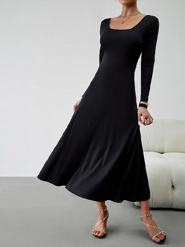 Women's Casual Dress Sheath Dress Black Dress Long Dress Maxi Dress Patchwork Street Daily Holiday Fashion Streetwear Crew Neck Long Sleeve 2023 Slim Black White Wine Color S M L XL Size Elegant Pleated Maxi Dress Women's Casual Dress Sheath Dress Black Dress Long Dress Maxi Dress Patchwork Street Daily Holiday Fashion Streetwear Crew Neck Long Sleeve 2023 Slim Black White Wine Color S M L XL Size Elegant Pleated Maxi Dress