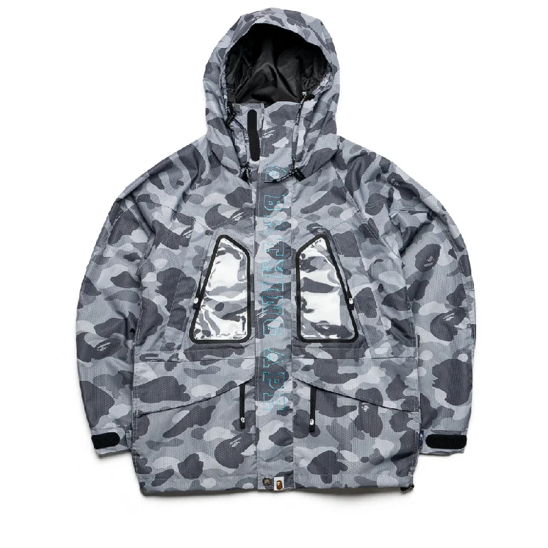 A Bathing Ape Honeycomb Camo Snowboard Jacket - Grey V-Neck Jacket Boat Neck Jacket Square Neck Jacket A Bathing Ape Honeycomb Camo Snowboard Jacket - Grey V-Neck Jacket Boat Neck Jacket Square Neck Jacket