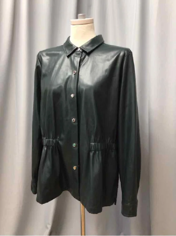 CALVIN KLEIN SIZE X LARGE Ladies JACKET Front Pockets Side Pockets Patch Pockets