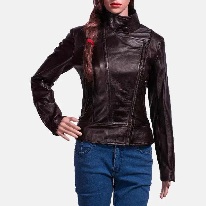 Express Smolder Black Leather Biker Jacket for Women Anorak Shell Jacket Lightweight Jacket Express Smolder Black Leather Biker Jacket for Women Anorak Shell Jacket Lightweight Jacket