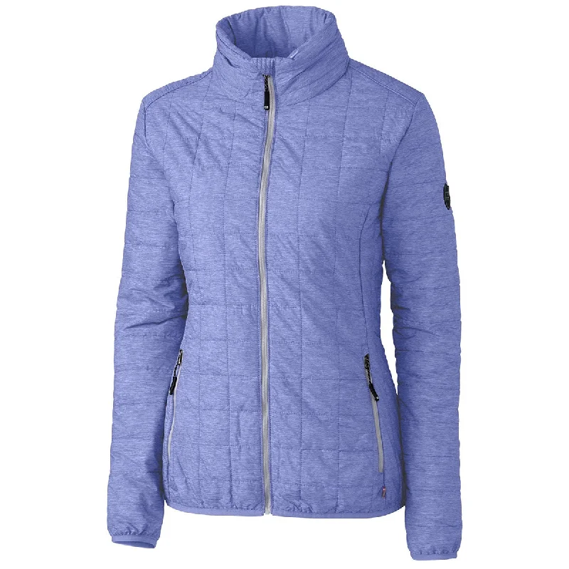 Cutter & Buck Women's Hyacinth Melange Rainier Jacket Cotton Jacket Linen Jacket Terry Jacket Cutter & Buck Women's Hyacinth Melange Rainier Jacket Cotton Jacket Linen Jacket Terry Jacket