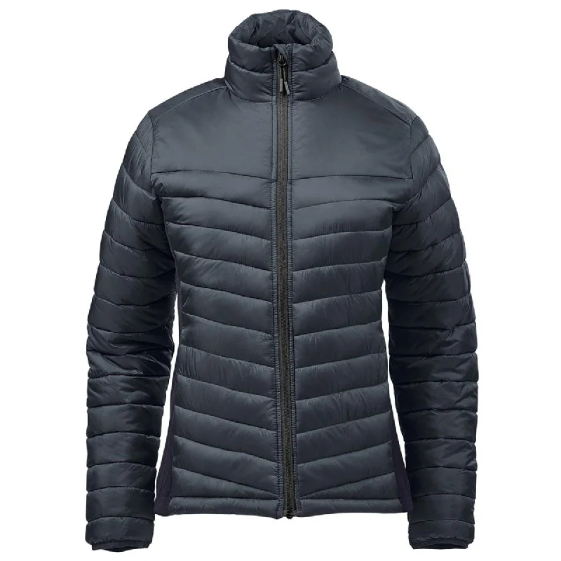 Stormtech Women's Indigo/Midnight Montserrat Thermal Jacket Knit Jacket Woven Jacket Fleece Jacket Stormtech Women's Indigo/Midnight Montserrat Thermal Jacket Knit Jacket Woven Jacket Fleece Jacket