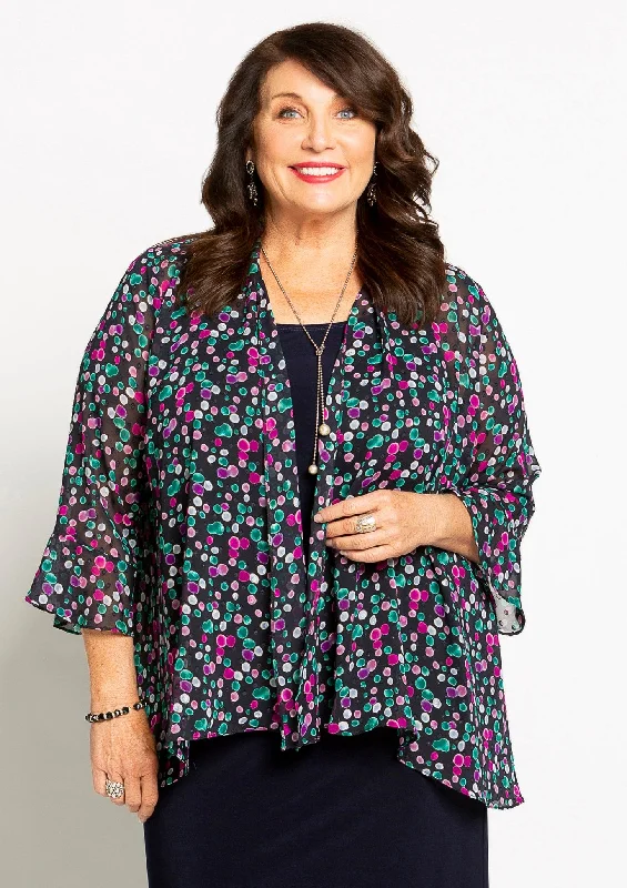 Blowing Bubbles Flounce Sleeve Jacket V-Neck Jacket Boat Neck Jacket Square Neck Jacket Blowing Bubbles Flounce Sleeve Jacket V-Neck Jacket Boat Neck Jacket Square Neck Jacket