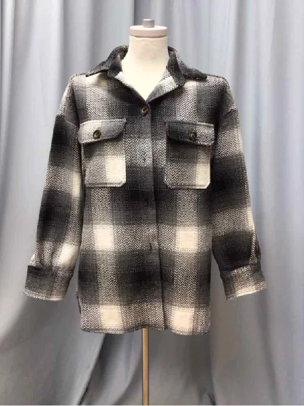 SHE & SKY SIZE SMALL Ladies JACKET Satin Fabric Silk Fabric Chiffon Fabric