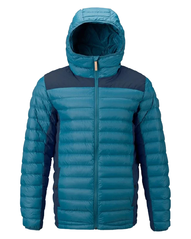 Burton Evergreen Synth Hooded - Mntnr / Modigo Hoodie with Puffed Sleeves Voluminous Trendy Burton Evergreen Synth Hooded - Mntnr / Modigo Hoodie with Puffed Sleeves Voluminous Trendy