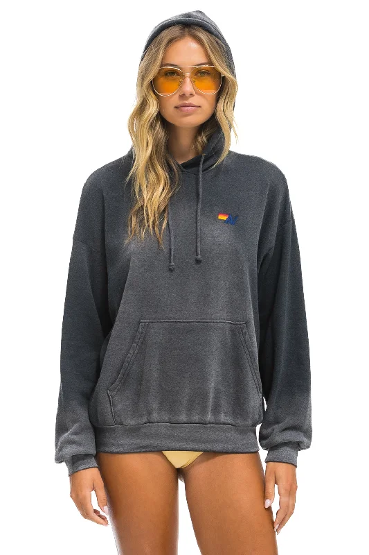 ESSENTIAL RELAXED PULLOVER HOODIE - FADED SMOKE Hoodie with Reflective Safety Nightwear ESSENTIAL RELAXED PULLOVER HOODIE - FADED SMOKE Hoodie with Reflective Safety Nightwear