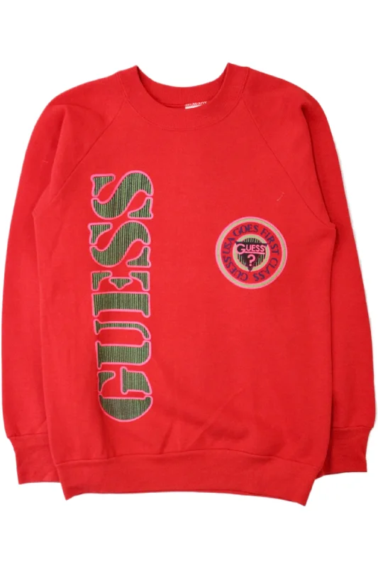 Fruit of the Loom - Guess Sweatshirt Hoodie with Lace Feminine Delicate