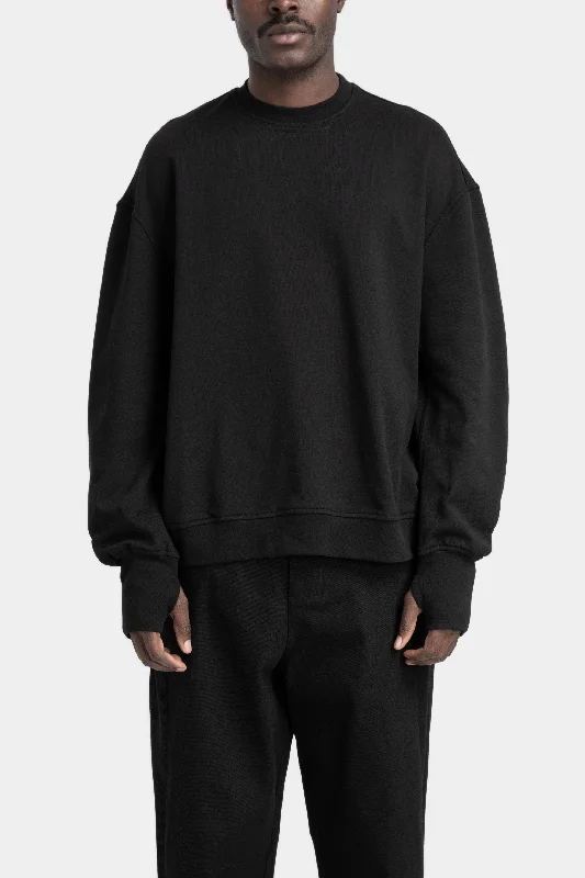 Oversized dip pocket crewneck sweatshirt Hoodie with Hem Elastic Stretchable Comfortable Oversized dip pocket crewneck sweatshirt Hoodie with Hem Elastic Stretchable Comfortable