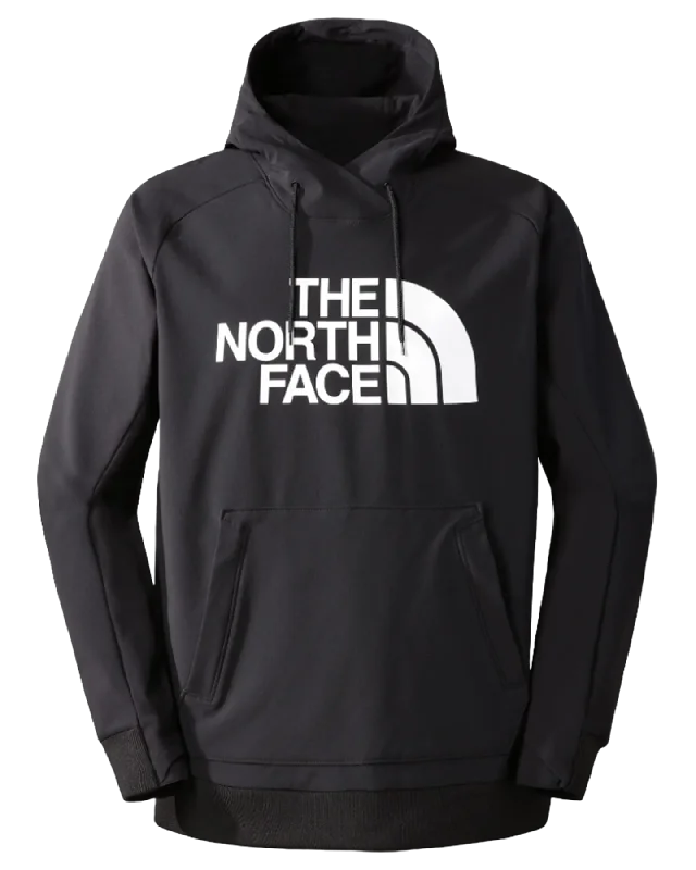 The North Face Men's Tekno Logo Hoodie - TNF Black / TNF White Hoodie with Pattern Geometric Abstract