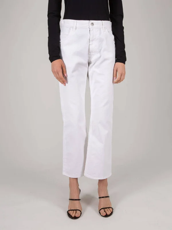 Pants 5 Pocket Trendy High-Waist Trousers