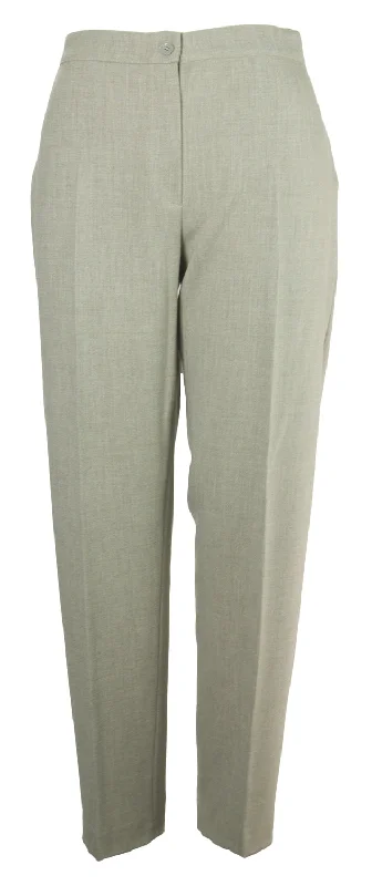 MARINA RINALDI Women's Beige Regista Original Slim Pants $275 NWT Relaxed Lounge Trousers