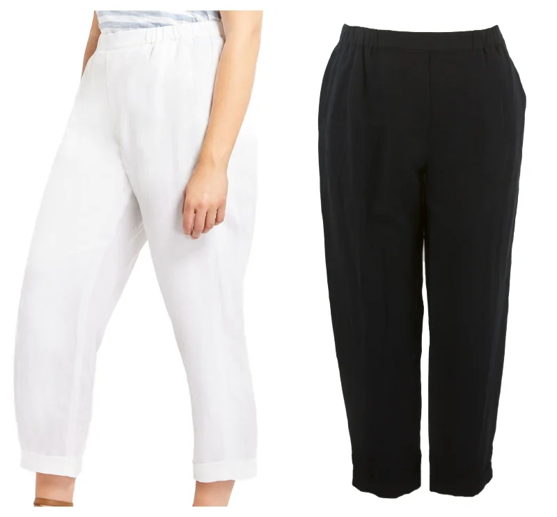 MARINA RINALDI Women's Ravalle Cropped Pants $255 NWT Elegant Trouser Pants