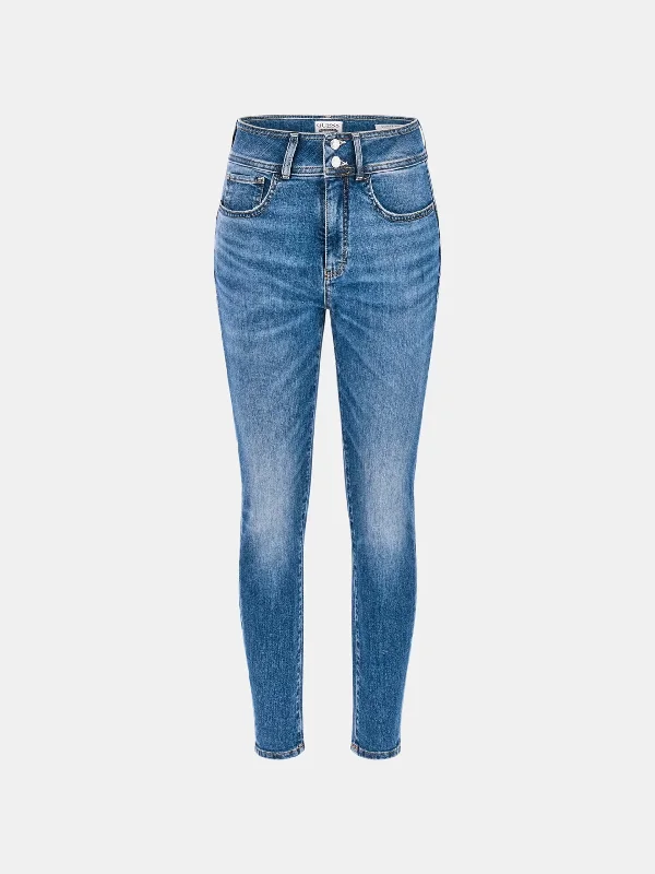 SHAPE UP SKINNY DENIM PANTS Wide-Legged Palazzos