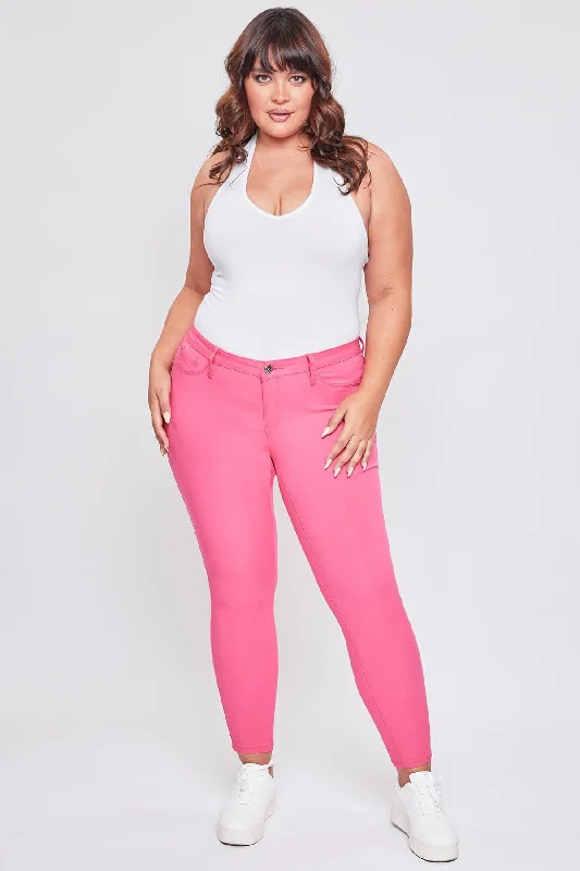 Women´s Plus Hyperstretch  Forever Color Pants - Fiery Coral Classic Chino Pants