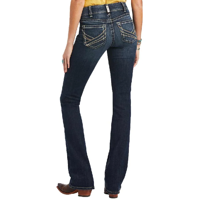 Ariat Women's R.E.A.L. Perfect Rise Lexie Bootcut Jeans Fashionable Vintage Wash Jeans