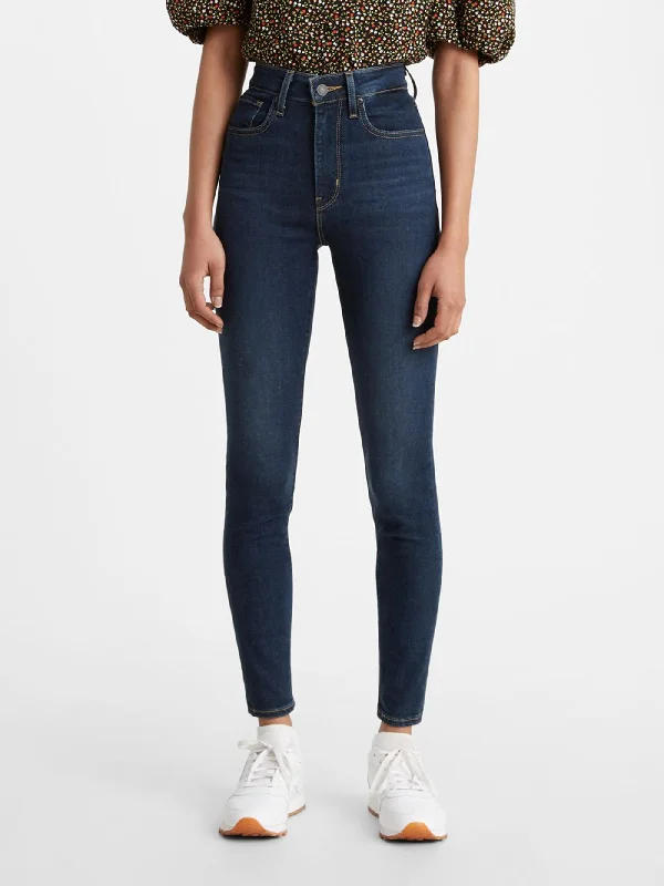 721 High Rise Skinny Fit Jeans Stylish Stone-Wash Denim Jeans