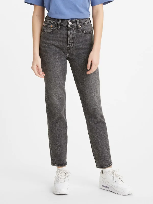 Wedgie Icon High Rise Tapered Straight Fit Jeans Stylish High-Waist Jeans