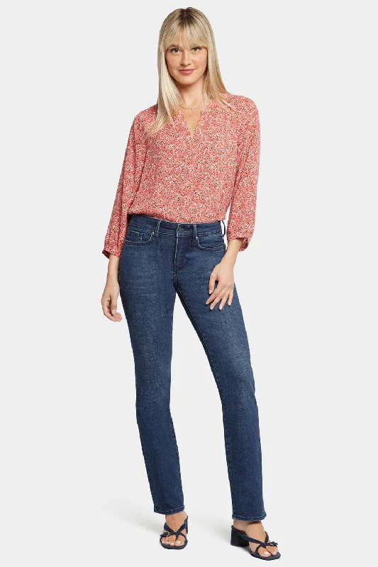 Marilyn Straight Jeans - Mesquite Casual High-Waisted Bootcut Jeans