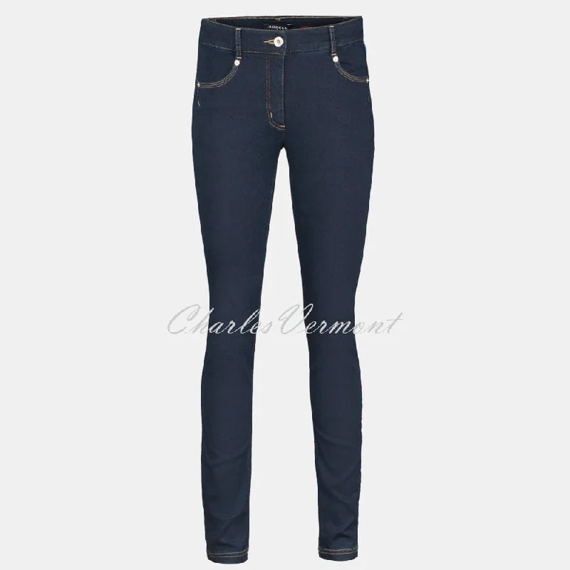 Robell Star Full Length Jean 51601-5448-69 (Navy Denim) Comfortable Drawstring Waist Jeans Robell Star Full Length Jean 51601-5448-69 (Navy Denim) Comfortable Drawstring Waist Jeans
