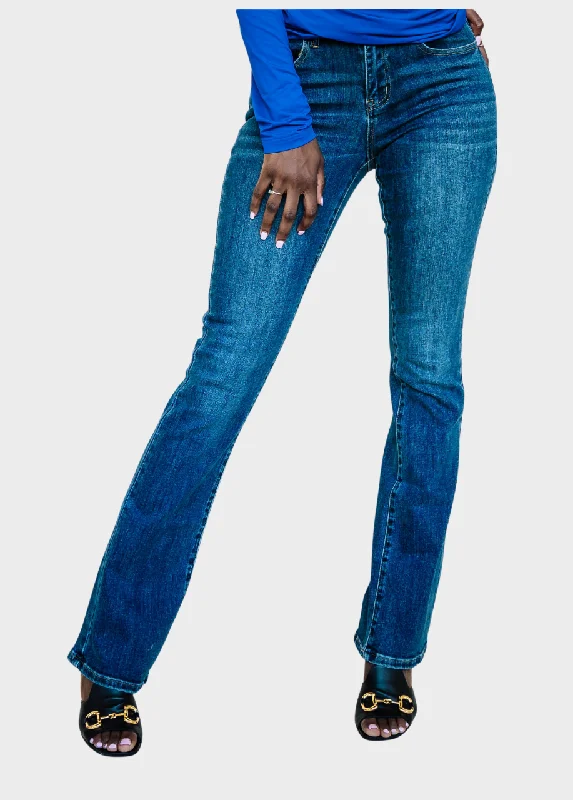 Tall Midrise Bootcut Jeans Comfortable Jogger Style Jeans