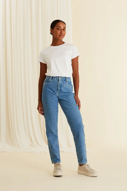 Holly Five-Pocket Jeans Blue Elegant Skinny Leg Jeans