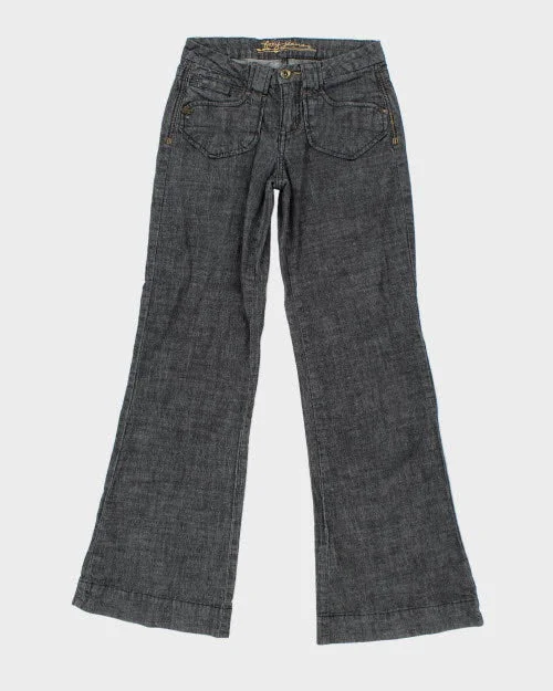 Y2k 00s Foxy Jeans - W26 L31 Trendy Wide-Legged High-Waist Jeans